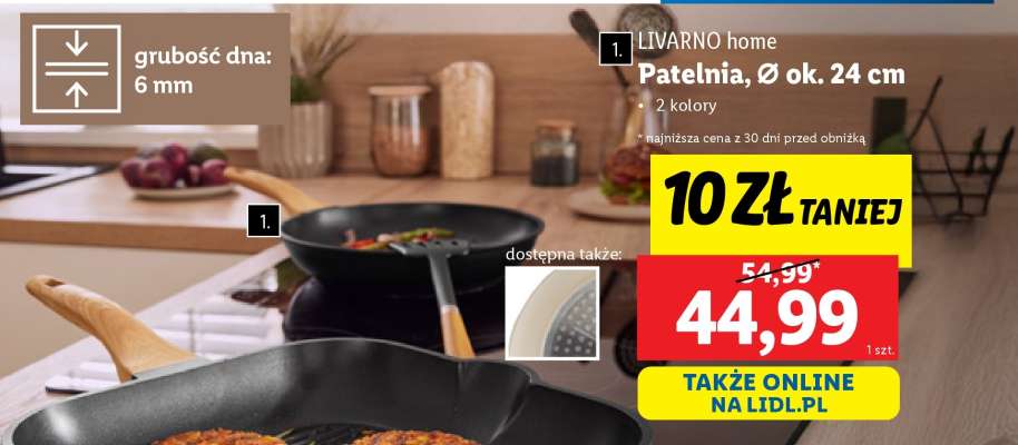LIVARNO home Patelnia, Ø ok. 24 cm