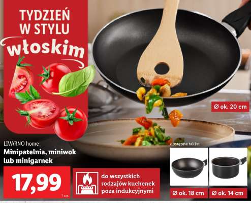 Minipatelnie, miniwok lub minigarnki