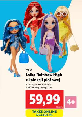 Lalka Rainbow High z kolekcji plażowej