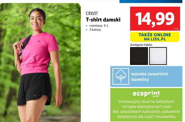 CRIVIT T-shirt damski