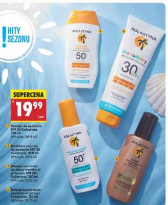 Emulsja do opalania SPF 50 Kolastyna, 150 ml