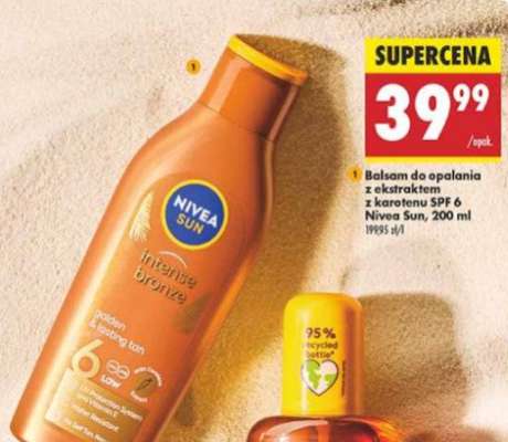 Balsam do opalania z ekstraktem z karotenu SPF 6 Nivea Sun, 200 ml