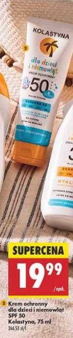 Krem ochronny dla dzieci i niemowląt SPF 50 Kolastyna, 75 ml