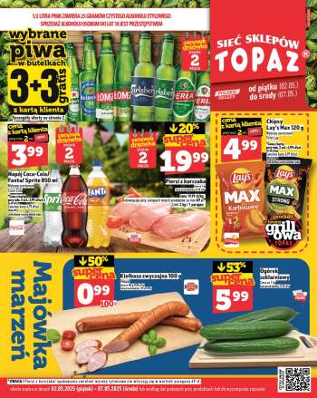 Gazetka Topaz - 2.05.2025 - 7.05.2025.