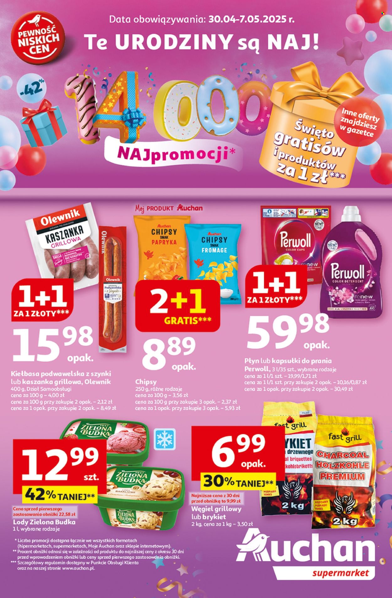 Gazetka Auchan - 30.04.2025 - 7.05.2025. Strona 1