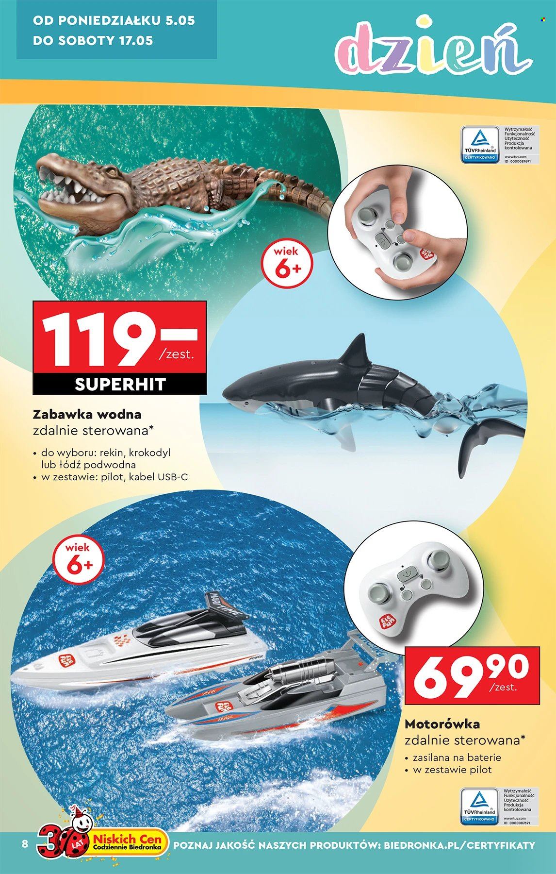 Gazetka Biedronka - 5.05.2025 - 21.05.2025. Strona 1
