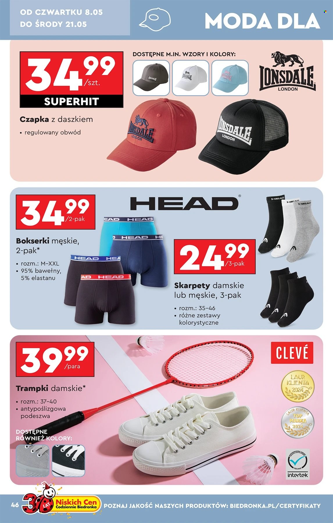 Gazetka Biedronka - 5.05.2025 - 21.05.2025. Strona 1