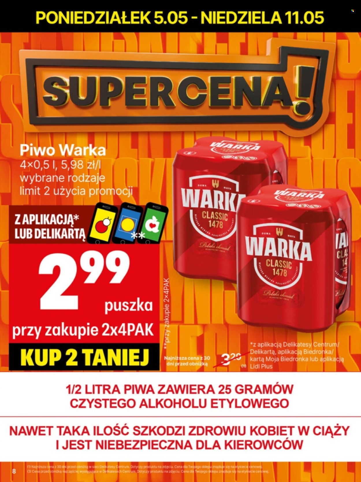 Gazetka Delikatesy Centrum - 5.05.2025 - 11.05.2025. Strona 1