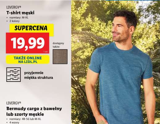 LIVERGY® T-shirt męski