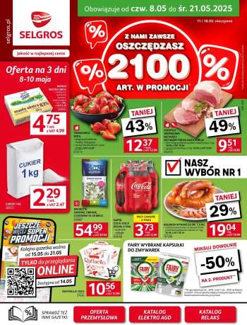 Gazetka Selgros - 8.05.2025 - 21.05.2025.