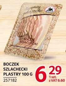 BOCZEK SZLACHECKI PLASTRY 100 G