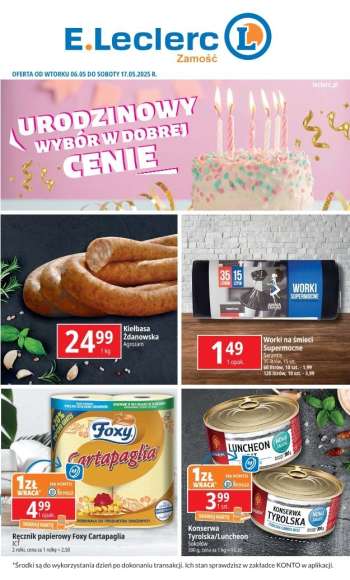 Gazetka E.Leclerc - 6.05.2025 - 17.05.2025.