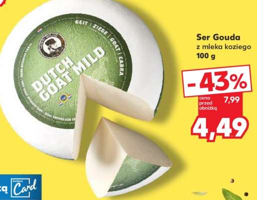Ser Gouda z mleka koziego 100 g