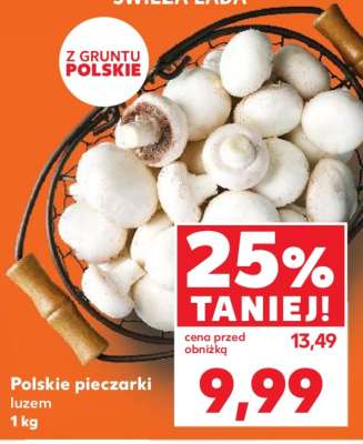 Polskie pieczarki luzem 1 kg