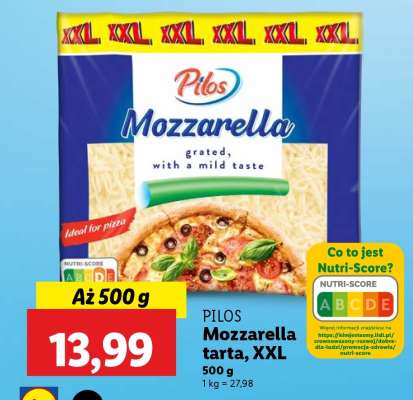PILOS Mozzarella tarta, XXL