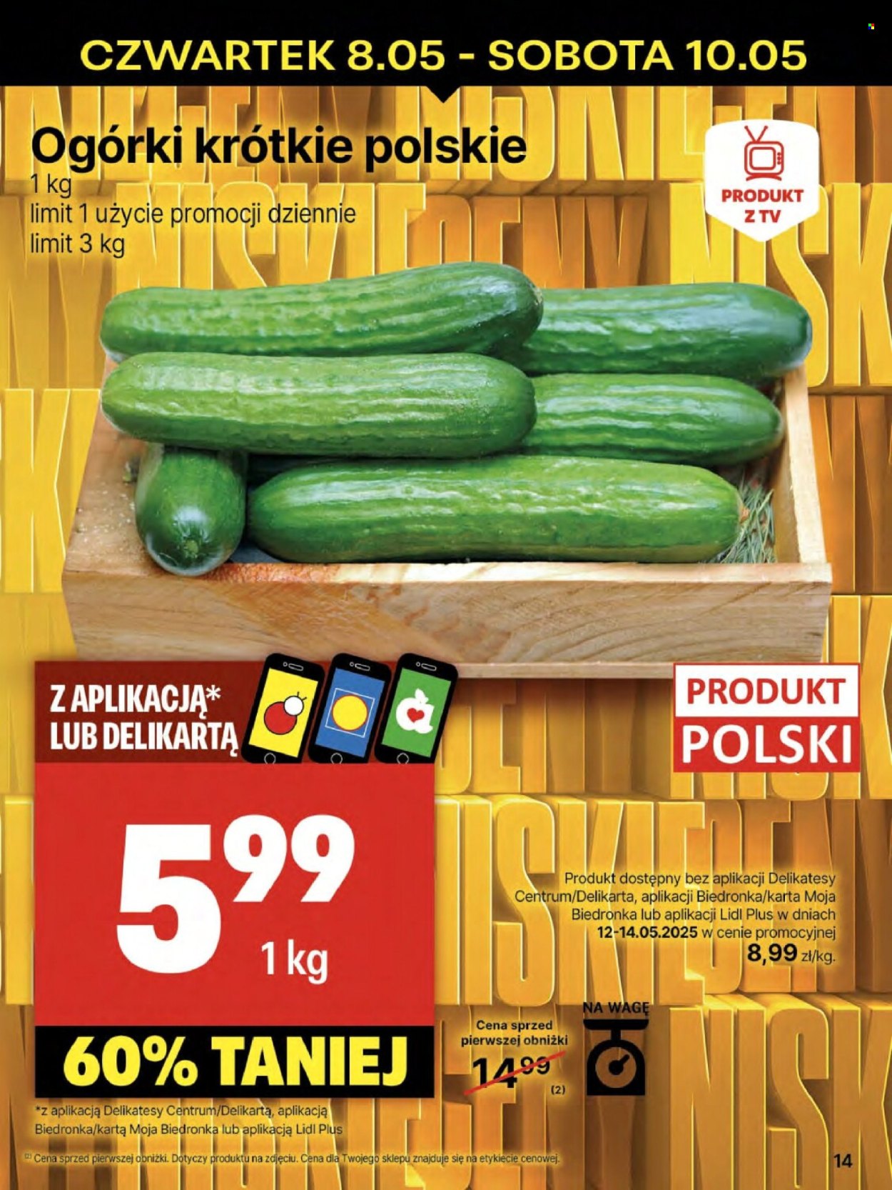 Gazetka Delikatesy Centrum - 8.05.2025 - 14.05.2025. Strona 1
