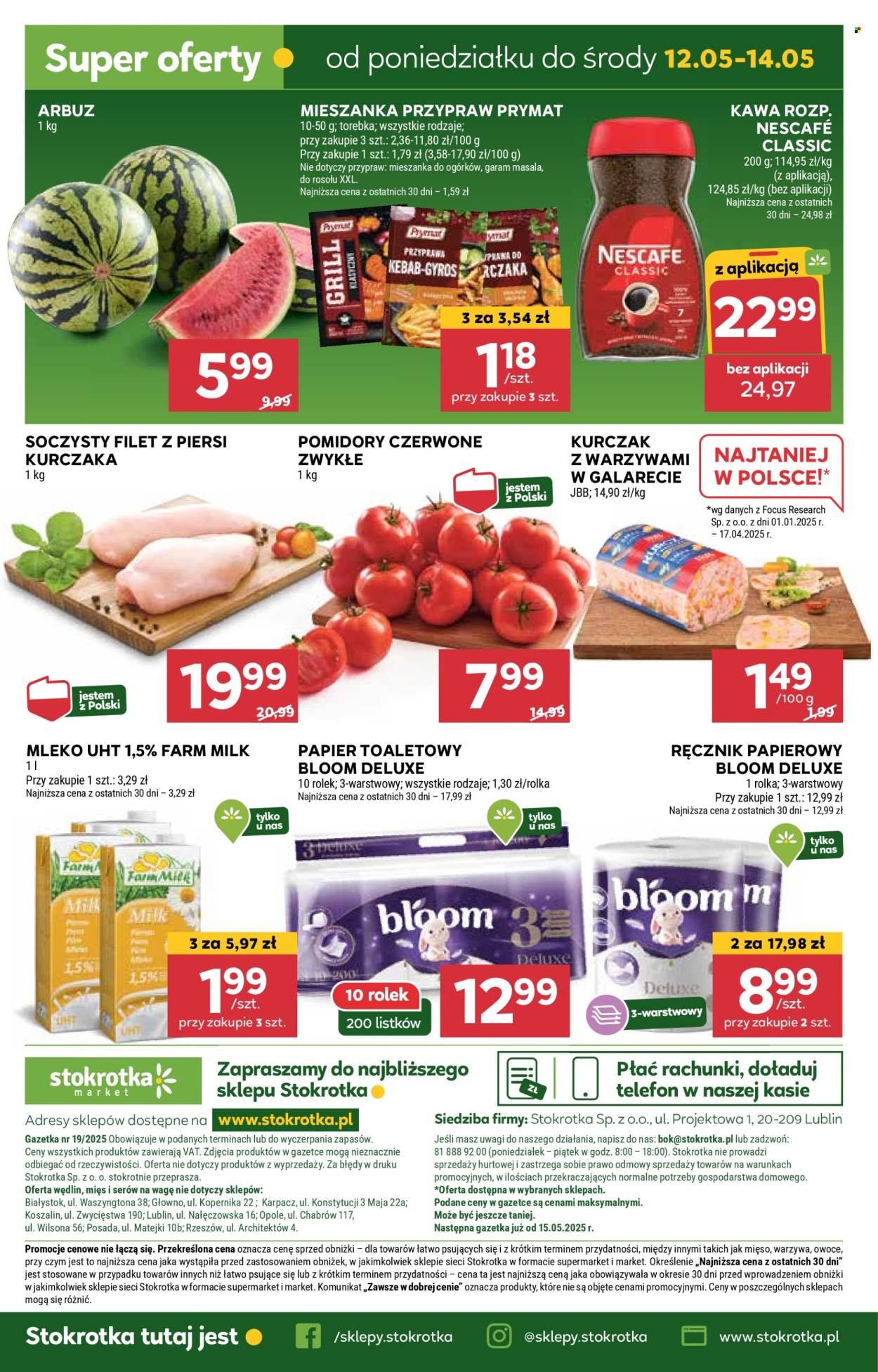 Gazetka Stokrotka Market - 8.05.2025 - 14.05.2025. Strona 1