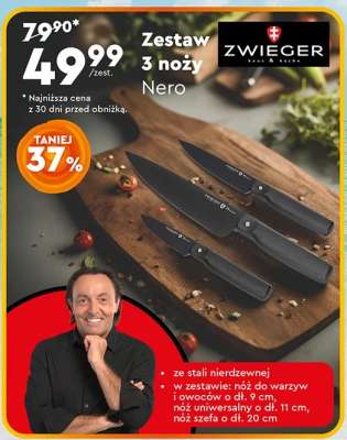 Zestaw 3 noży Nero