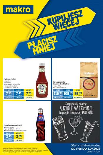 Gazetka Makro - 5.08.2025 - 1.09.2025.